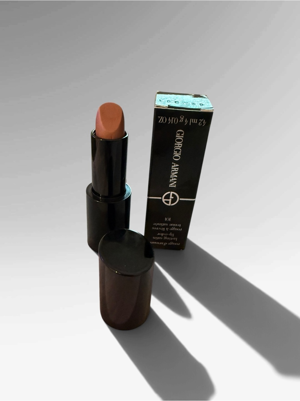 Giorgio Armani Rouge d’Armani Lasting Satin Lipstick – Shade 101 Sand